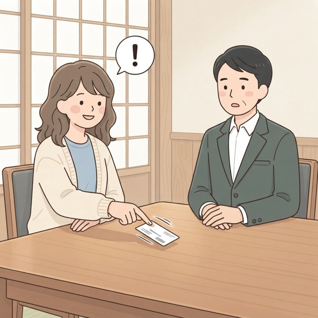 นักท่องเที่ยวเลื่อนนามบัตรด้วยมือเดียวข้ามโต๊ะประชุมไปให้นักธุรกิจชาวญี่ปุ่น